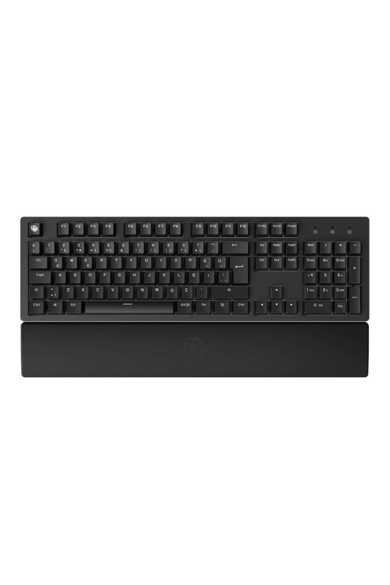 Pusat Rapid Ultra Tam Boyutlu Monster Tactile Red Switch 80 M Tıklama Kablolu Mekanik Rgb Oyuncu Klavyesi (Siyah)