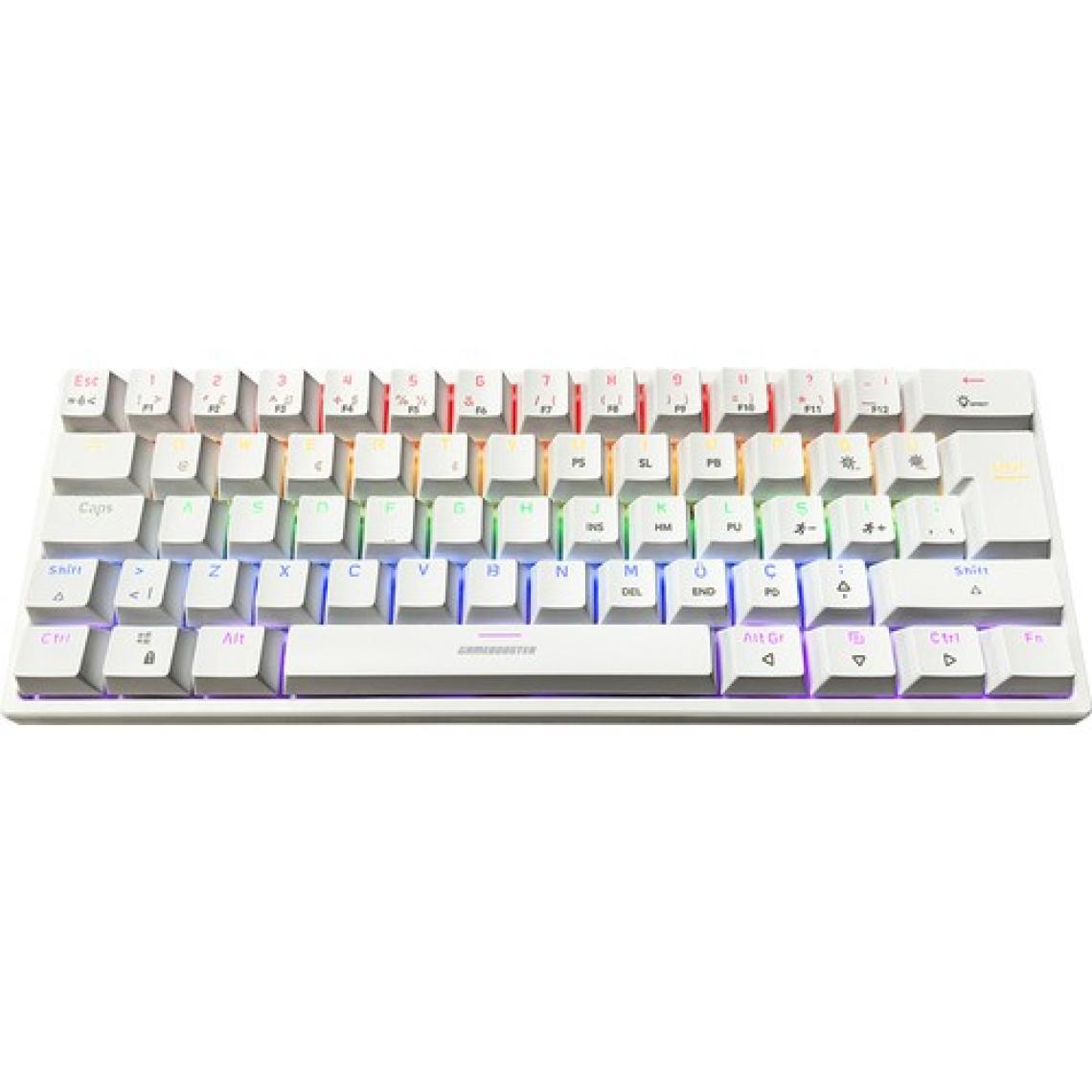 Gamebooster G11 Ghost Rainbow Aydınlatmalı Beyaz Mekanik Gaming Klavye