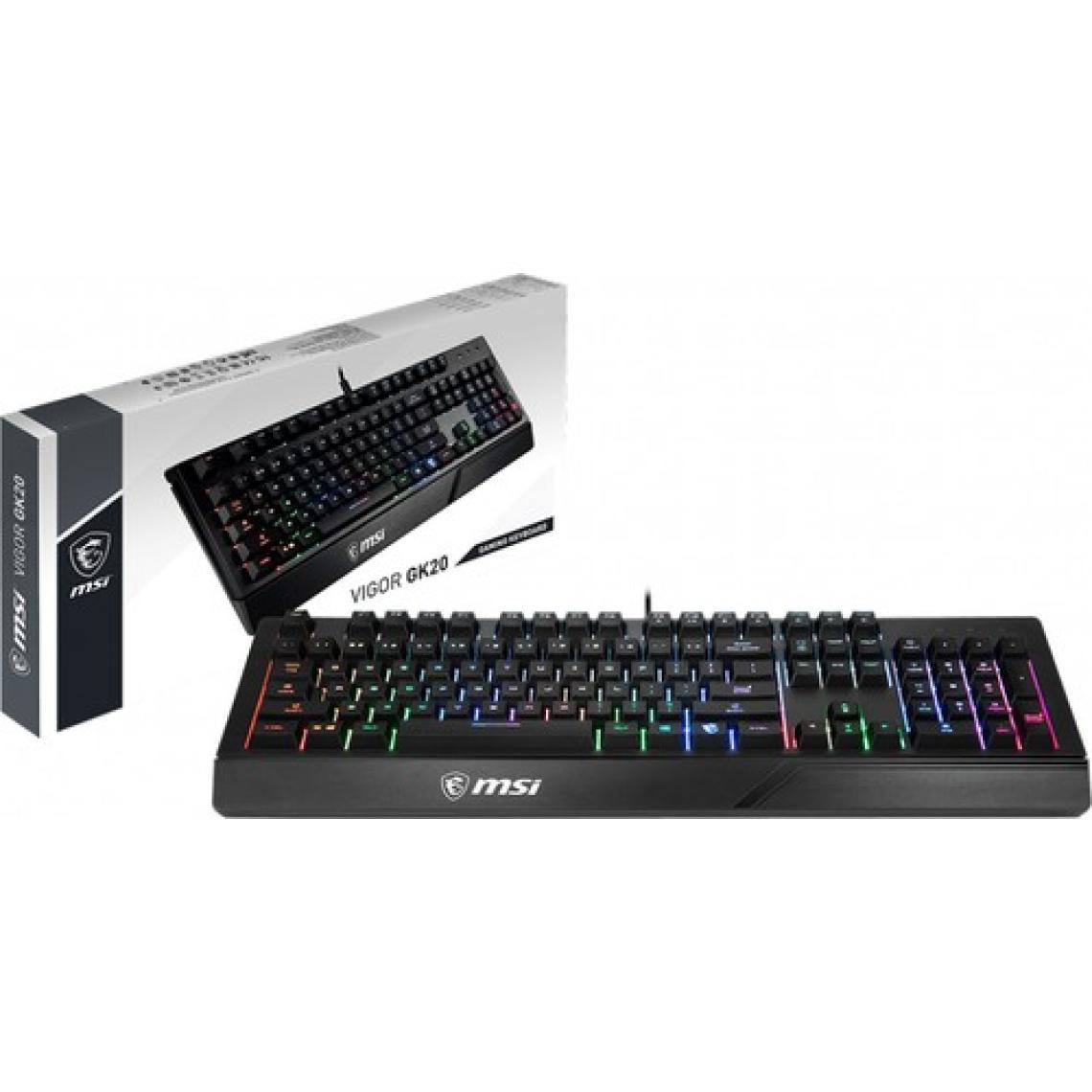 MSI Vigor GK20 Kablolu Oyuncu Klavyesi