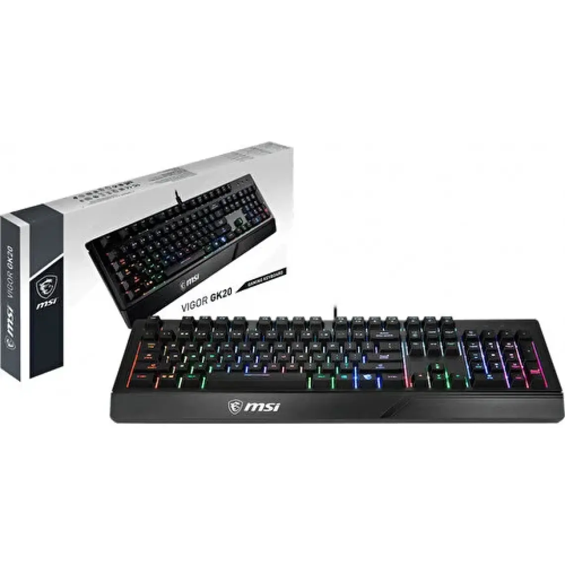 MSI Vigor GK20 Kablolu Oyuncu Klavyesi