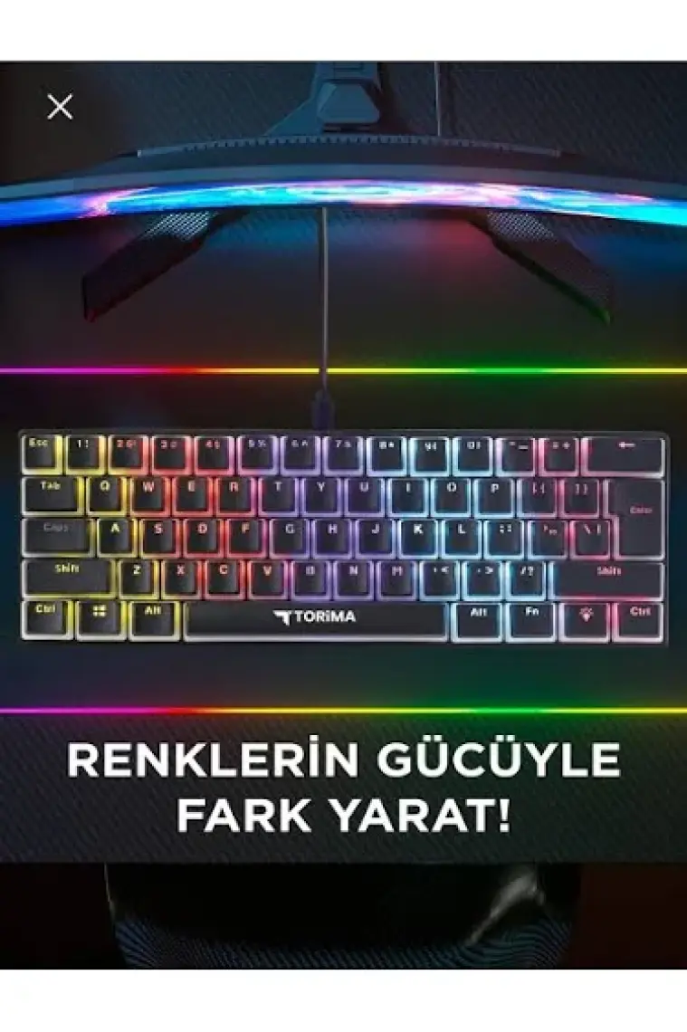 XPG Summoner Mini RGB Red Switch Türkçe Kablolu Gaming Klavye