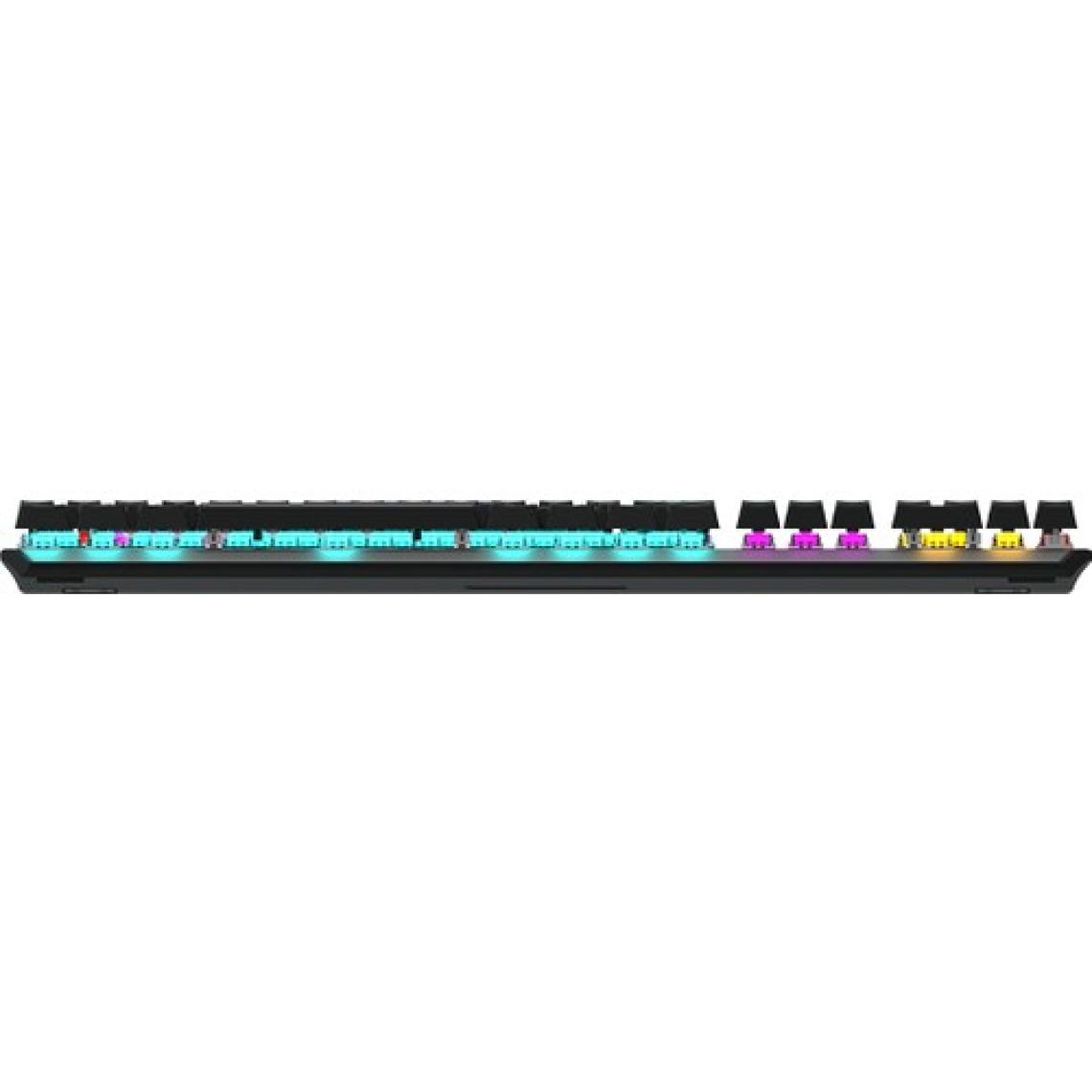 Lecoo GK301 USB Kablolu Makro Tuşlu Blue Switch RGB LED Aydınlatmalı Gaming Mekanik Türkçe Q Klavye Metalik Gri