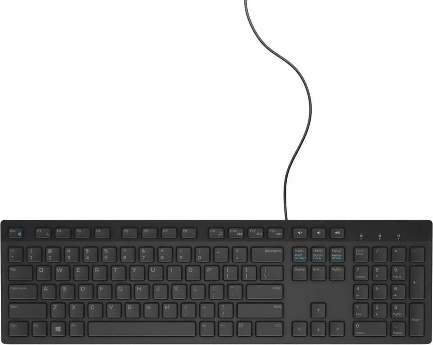 Dell 580-ADHQ KB216 Multimedya Q Klavye Siyah