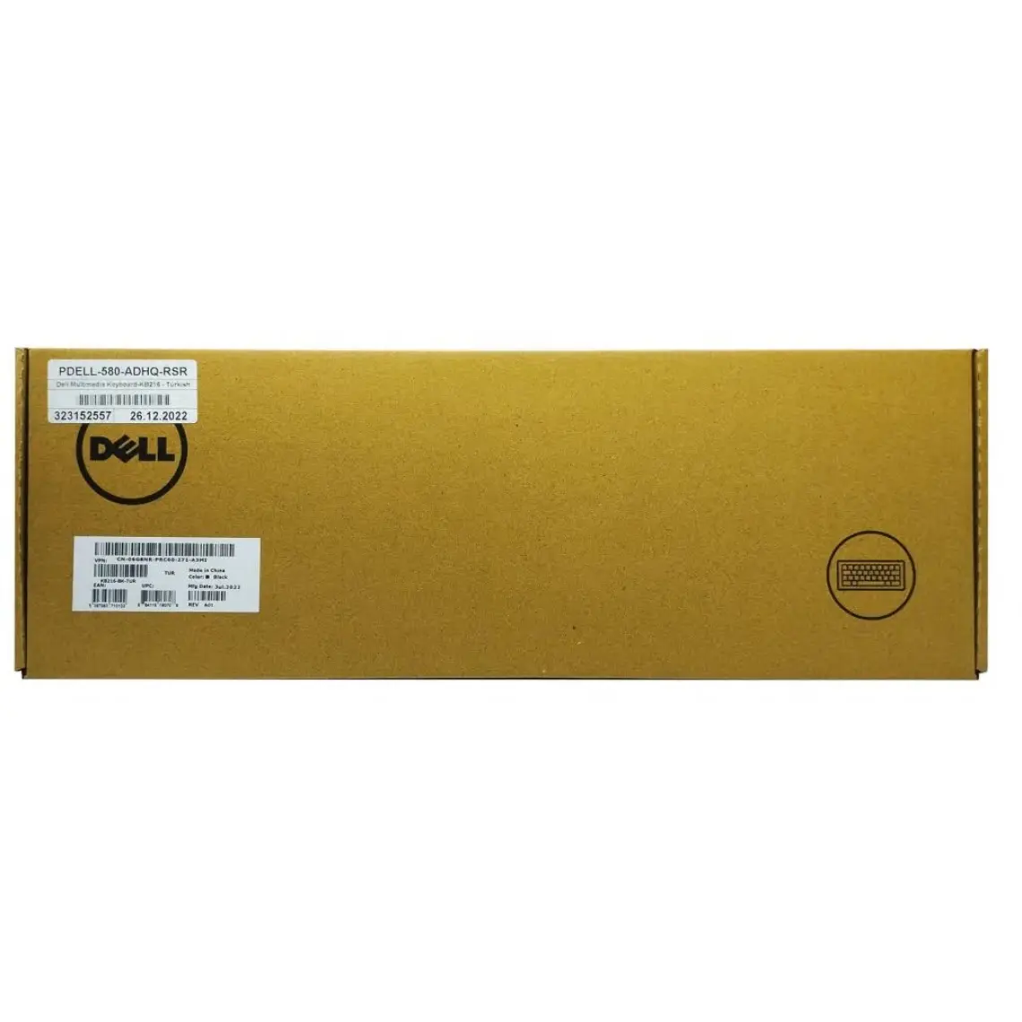 Dell 580-ADHQ KB216 Multimedya Q Klavye Siyah