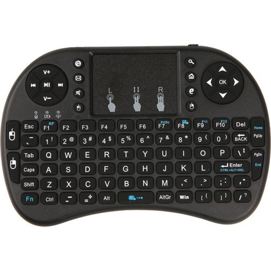 Bluecat Kablosuz Ergonomik USB Mini Klavye Akıllı Tahta SMART TV Dokunmatik Mouse