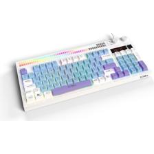 Claw's Spectrum K1 Fonksiyonel Çift LCD Ekran & Çift Rgb - Ses Kontrolcülü Membran 94 Tuşlu Spectrum Rgb Modlu Gaming Klavye