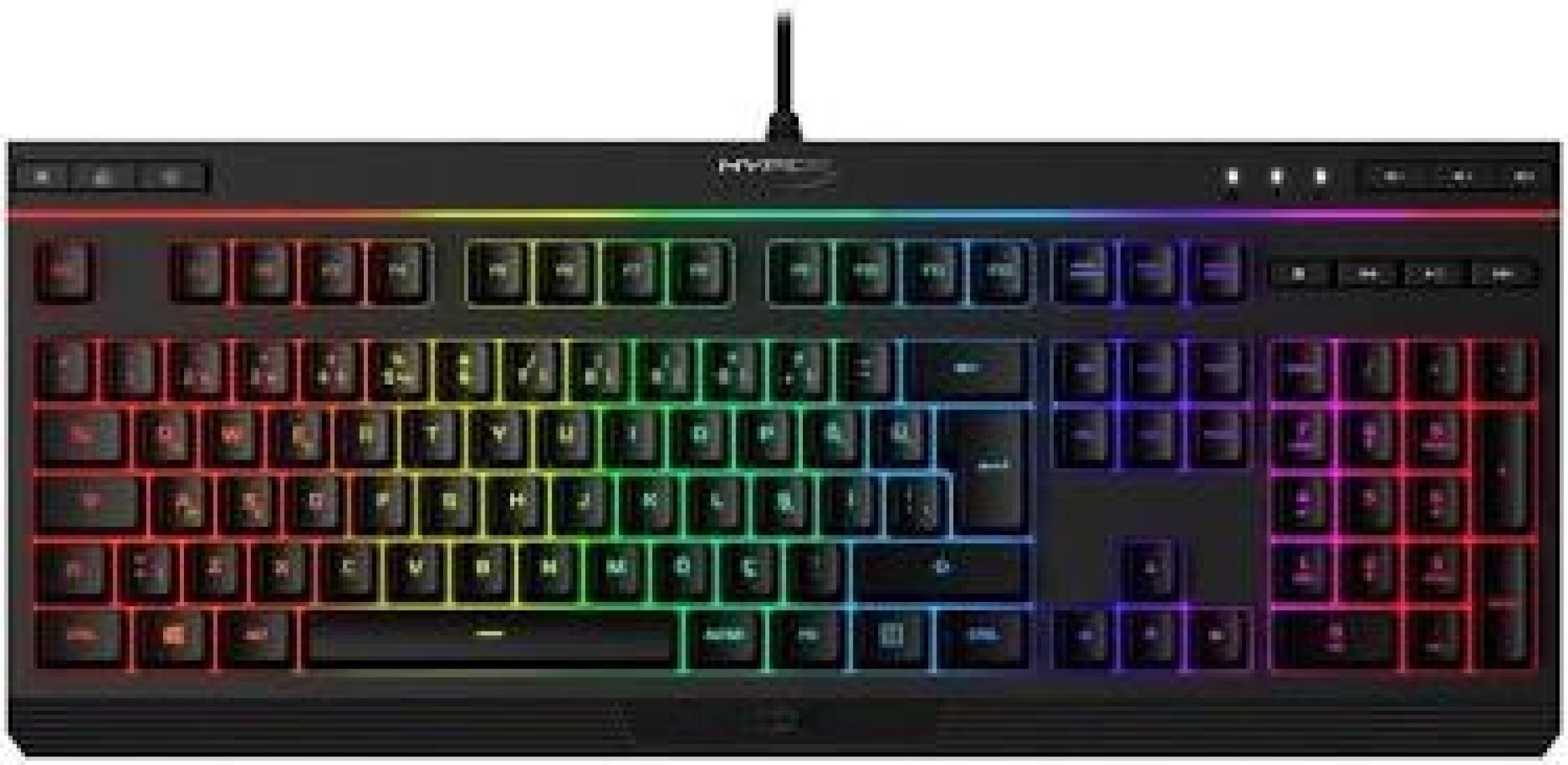 HyperX Alloy Core RGB Membran Oyuncu Klavye - HX-KB5ME2-TU