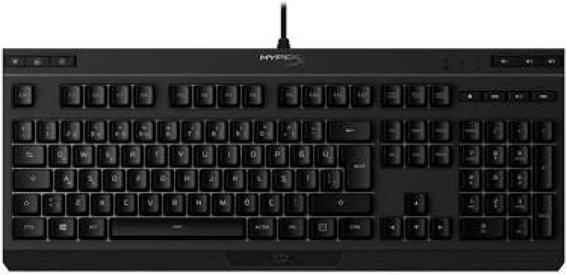 HyperX Alloy Core RGB Membran Oyuncu Klavye - HX-KB5ME2-TU