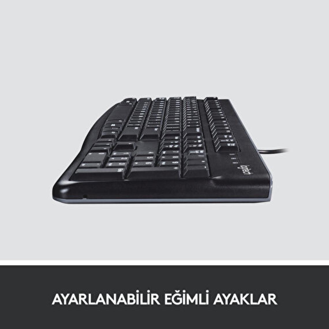 Logitech K120 USB Q Trk Siyah Standart Klavye 920-002505