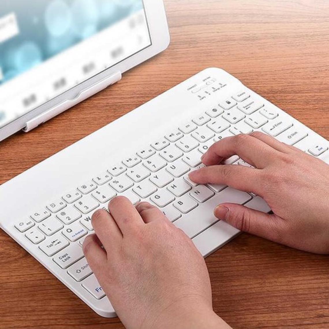 Duhaline Huawei Matepad T10/T10S Uyumlu Bluetooth Tablet Klavyesi Mini Slim Şarjlı Kablosuz Klavye
