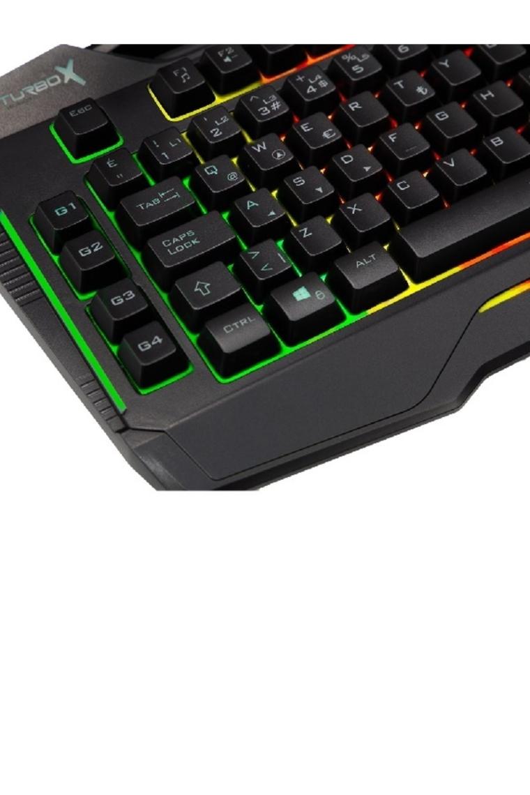 Giantpeak Mekanik Hisli Rgb Işık Makrolu Sese Duyarlı Standart Q Gaming Oyuncu Klavyesi