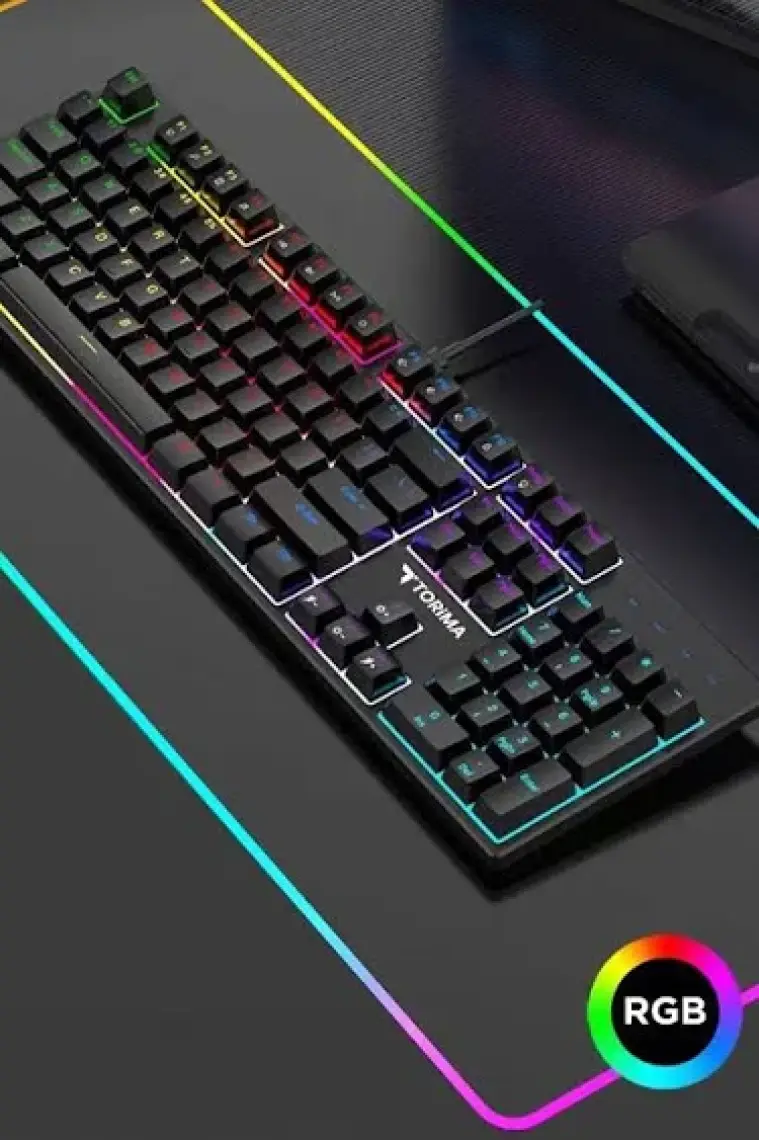 Tk-05 Kablolu Mekanik Blue Switch Rgb Işıklı Gaming Klavye Siyah