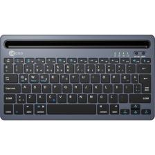 Lecoo BK100 Kablosuz Bluetooth Çoklu Cihaz ile Uyumlu Şarj Edilebilir Türkçe Q Klavye Gri