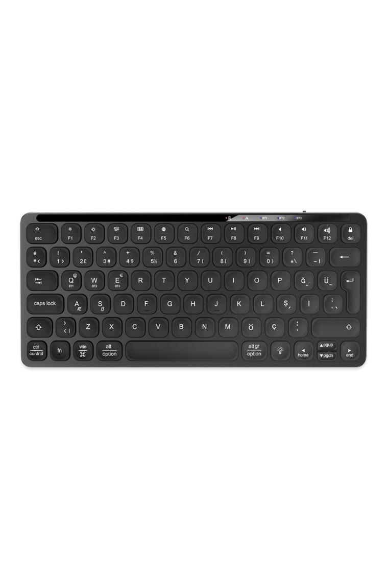 Pusat Business Pro Mini Bluetooth Kablosuz Klavye Siyah