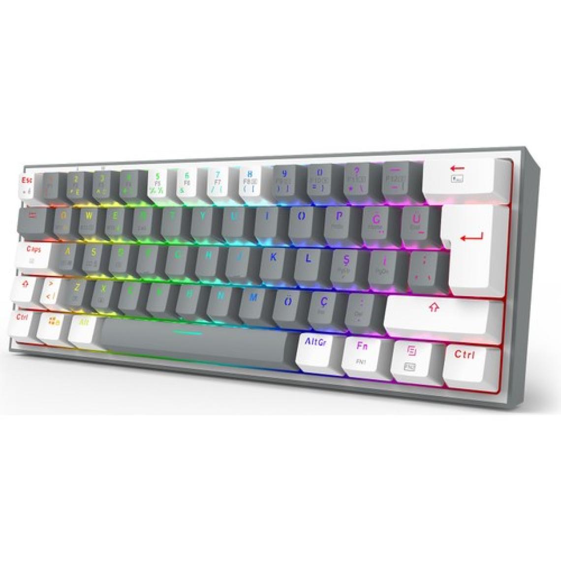 Redragon K616 Fizz Pro Rgb Red Switch 2.4ghz Kablosuz Türkçe Mekanik Oyuncu Klavyesi