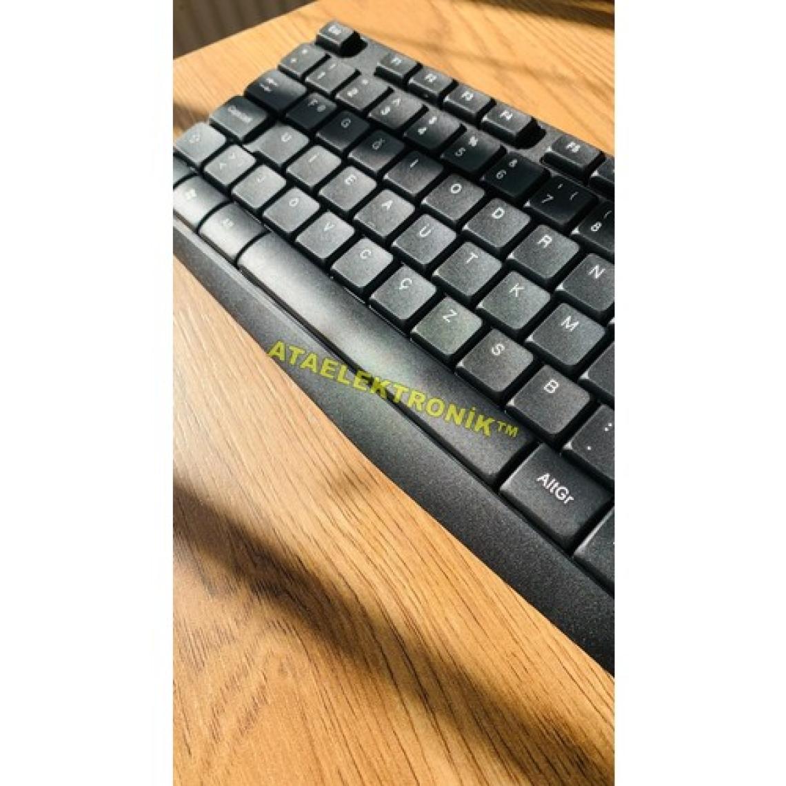 Ata Elektronik F Klavye Daktilo Katiplik Sınavı Için Uygun - SESSİZ Kablolu Standart F Ef Fe Kılvye Türkçe USB Kablolu F Fe Ef