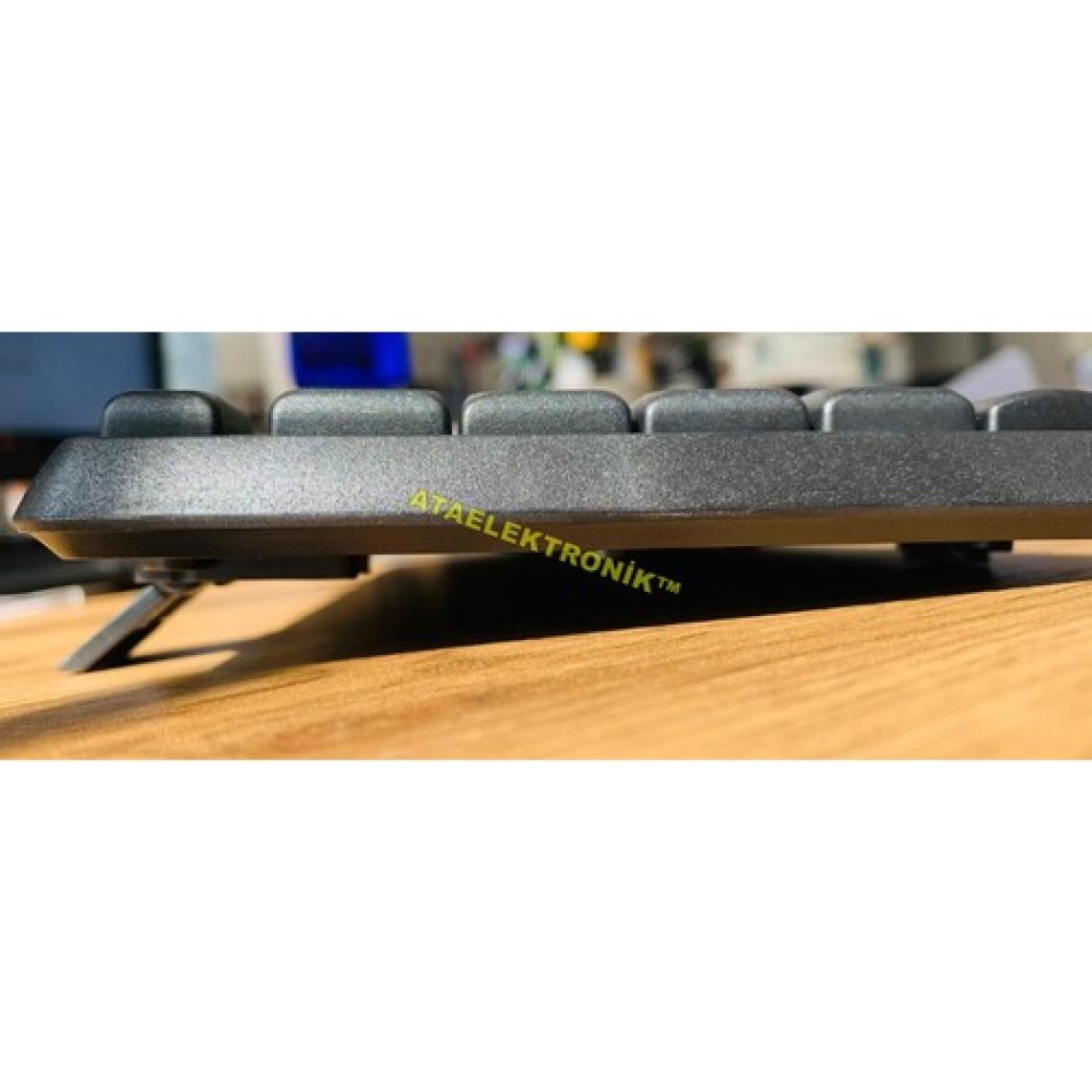 Ata Elektronik F Klavye Daktilo Katiplik Sınavı Için Uygun - SESSİZ Kablolu Standart F Ef Fe Kılvye Türkçe USB Kablolu F Fe Ef