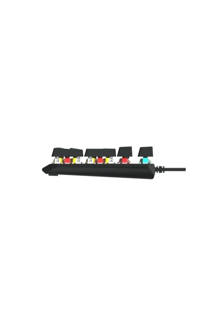 Lecoo GK301 USB Kablolu Red Switch Makro Tuş Atamalı RGB LED Aydınlatmalı Gaming Mekanik Türkçe Q Klavye Metalik Gri