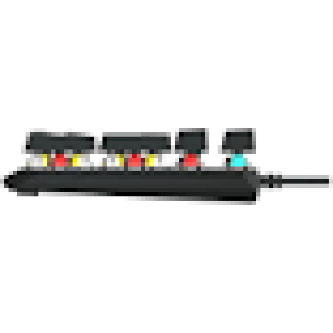 Lecoo GK301 USB Kablolu Red Switch Makro Tuş Atamalı RGB LED Aydınlatmalı Gaming Mekanik Türkçe Q Klavye Metalik Gri