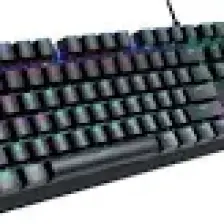 Lecoo GK301 USB Kablolu Red Switch Makro Tuş Atamalı RGB LED Aydınlatmalı Gaming Mekanik Türkçe Q Klavye Metalik Gri