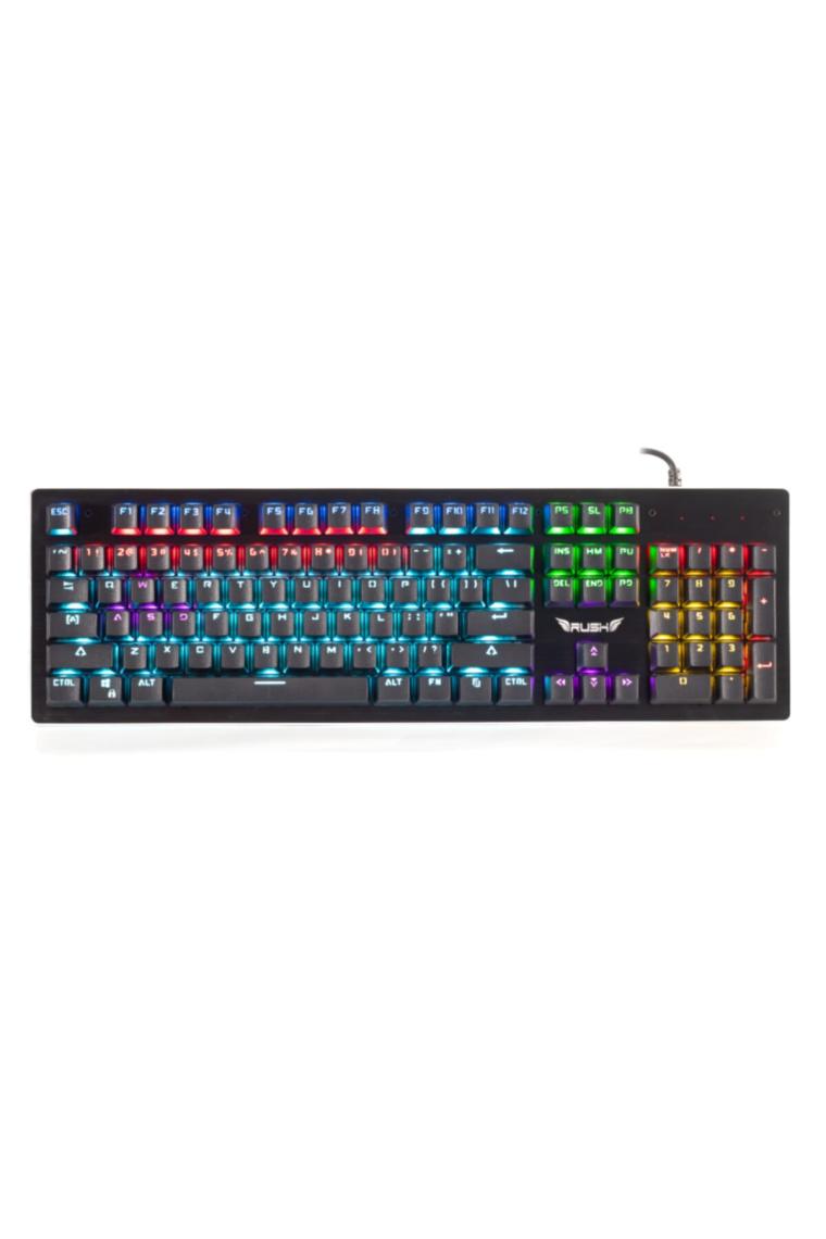 Kicker Rk902 Mavi Switch Rainbow Mekanik Gaming Oyuncu Klavyesi