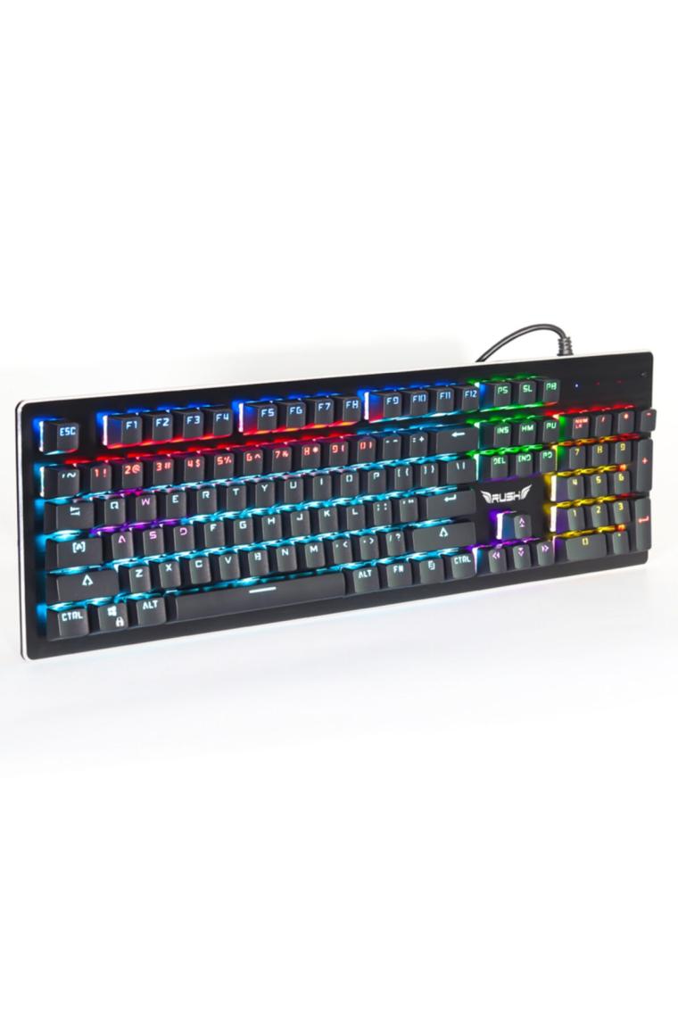 Kicker Rk902 Mavi Switch Rainbow Mekanik Gaming Oyuncu Klavyesi