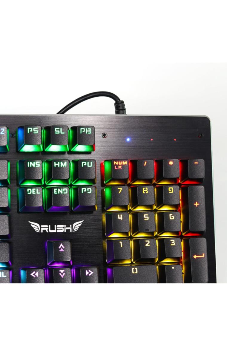 Kicker Rk902 Mavi Switch Rainbow Mekanik Gaming Oyuncu Klavyesi