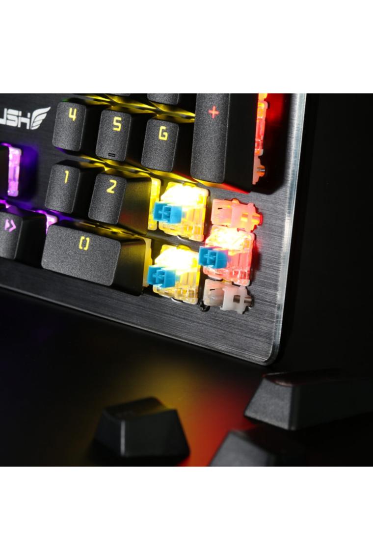 Kicker Rk902 Mavi Switch Rainbow Mekanik Gaming Oyuncu Klavyesi
