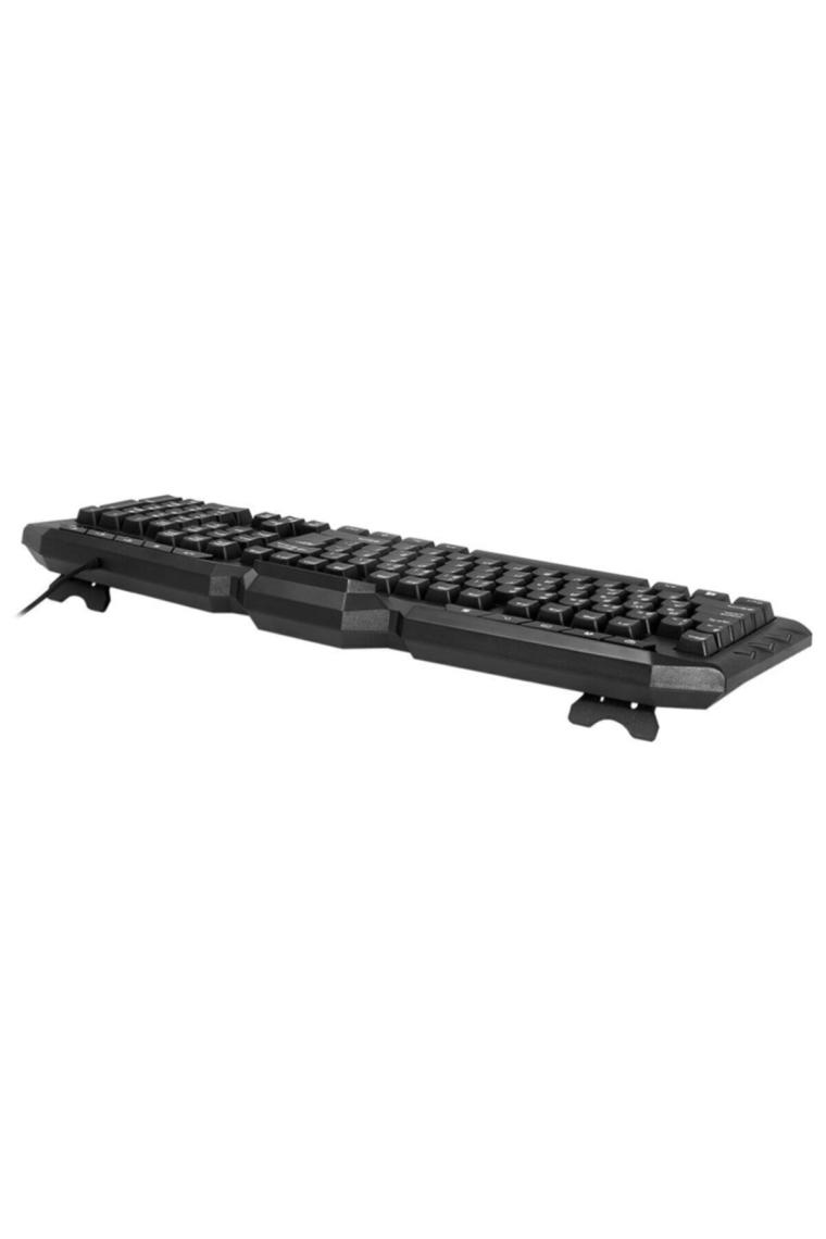 Fk-4860qu Siyah Usb Türkçe Q Multimedya Işıklı Gaming Oyuncu Klavyesi