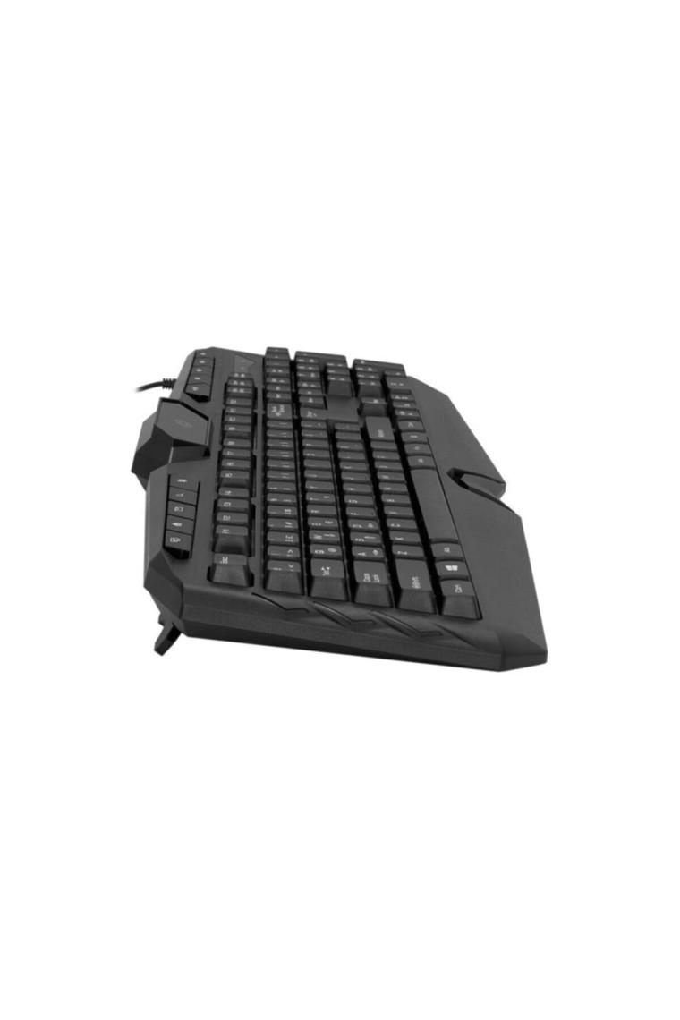 Fk-4860qu Siyah Usb Türkçe Q Multimedya Işıklı Gaming Oyuncu Klavyesi