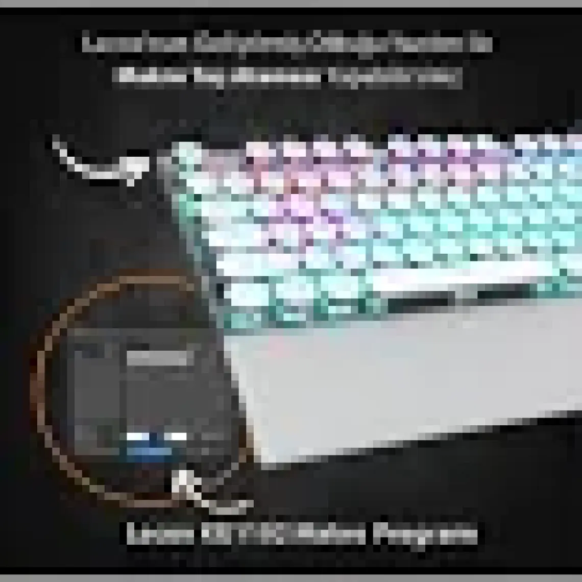 Lecoo KG1102 USB Kablolu Red Switch Makro Tuşlu RGB LED Aydınlatmalı Mekanik Gaming Türkçe Q Metalik Klavye