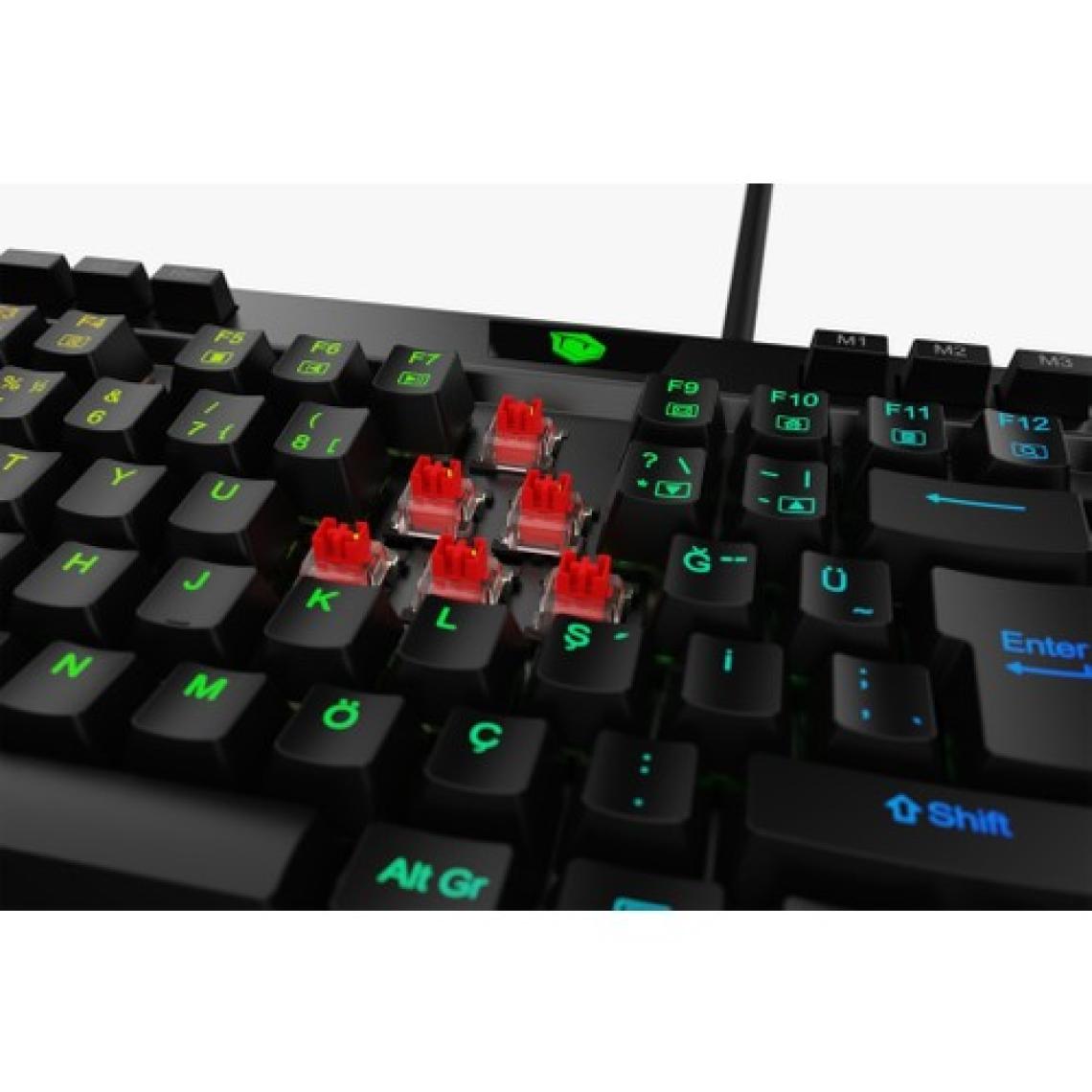 Pusat K3 Pro RGB Mekanik Türkçe Kablolu Oyuncu Klavyesi