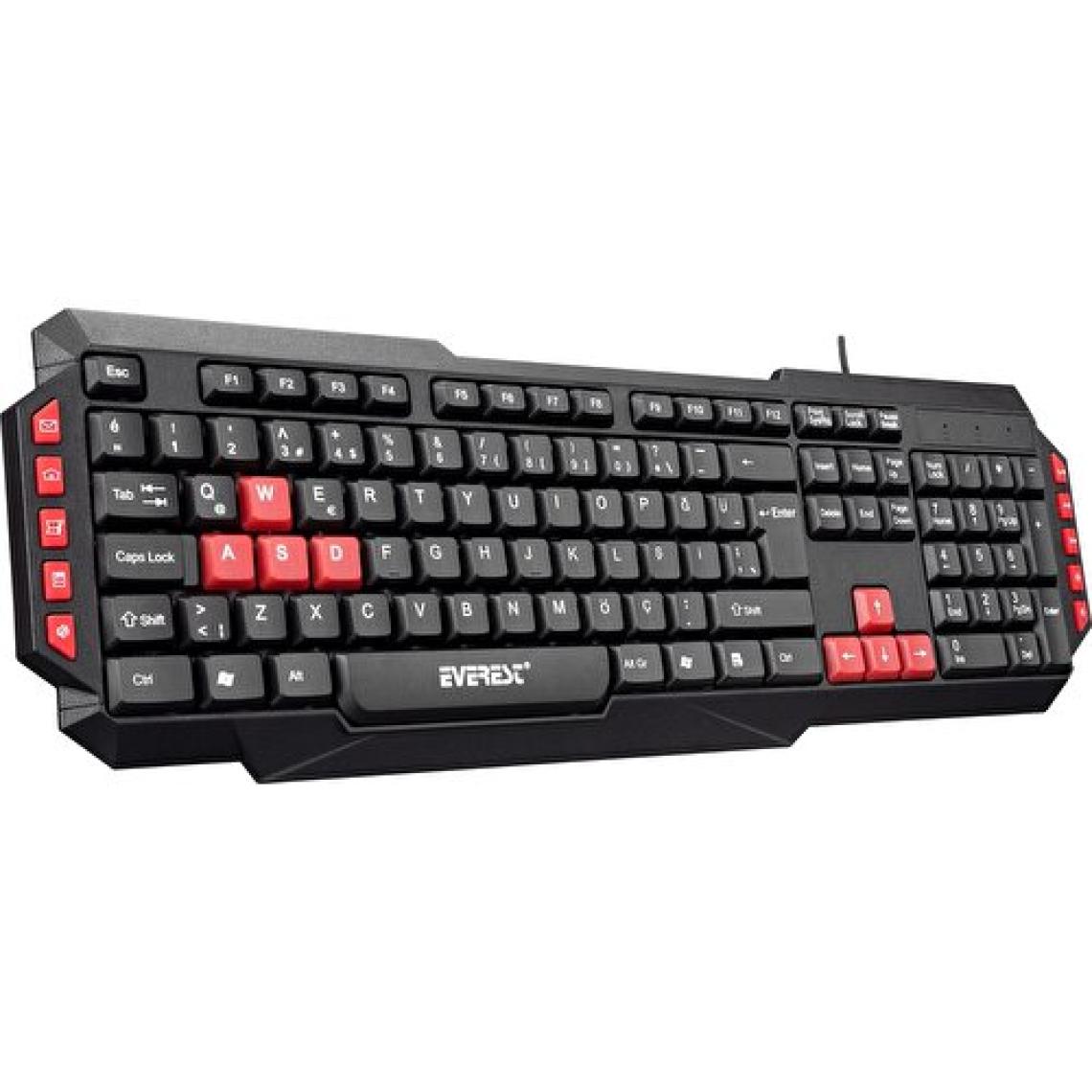 Everest KB-G7 ARMOR Siyah USB Q Gaming Oyuncu Klavyesi