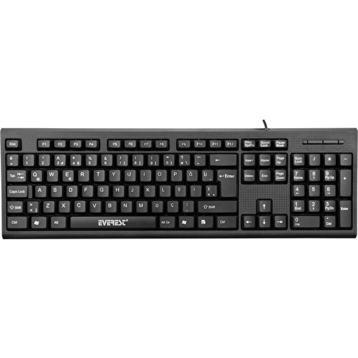 Everest Kb-871U Q Usb Siyah Standart Klavye
