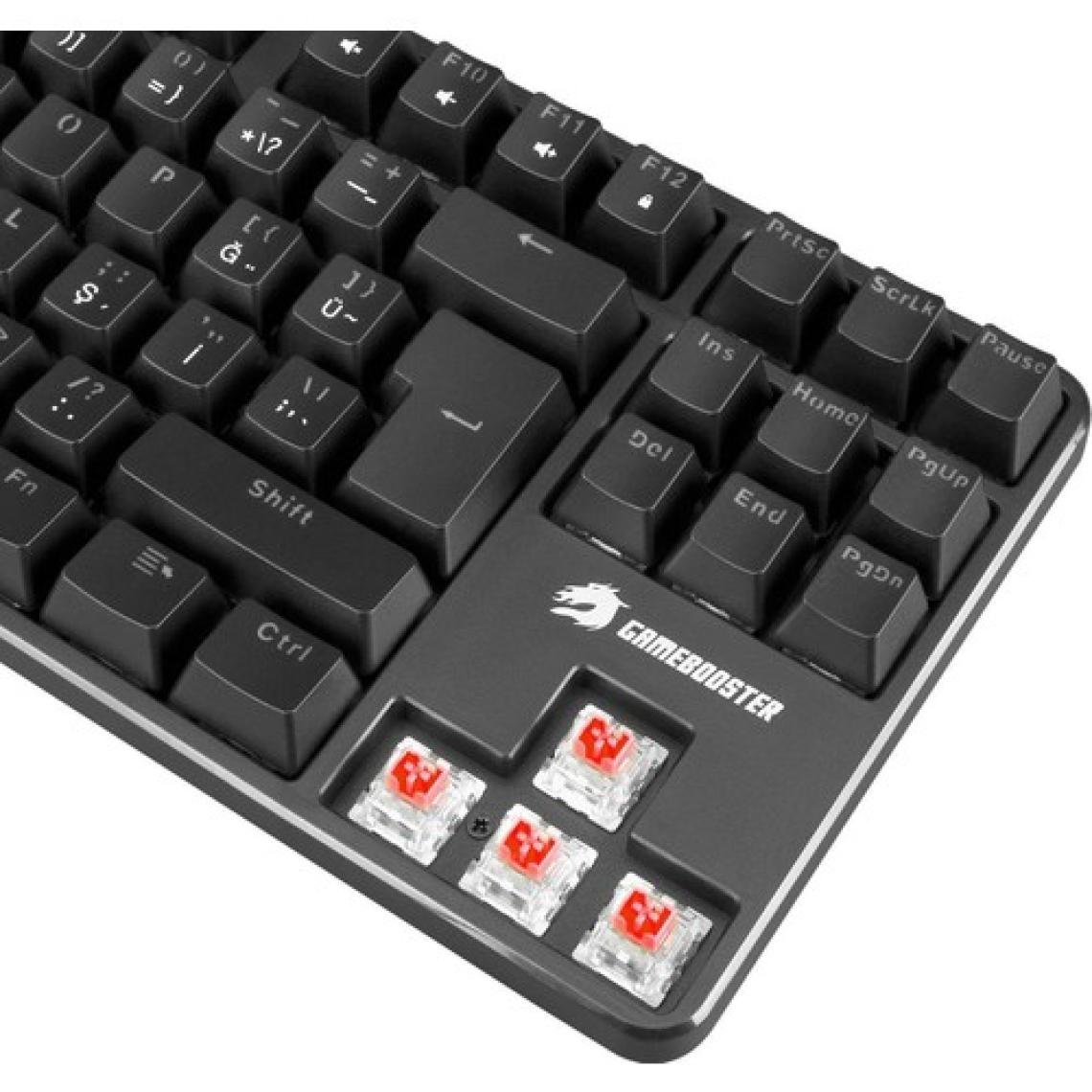 GameBooster GM06B Plus Rainbow Aydınlatmalı  TKL Mekanik Red Switch Oyuncu Klavyesi