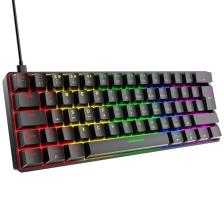 Sarftech T60 Blue Switch Siyah Kablolu Mekanik Oyuncu Klavyesi