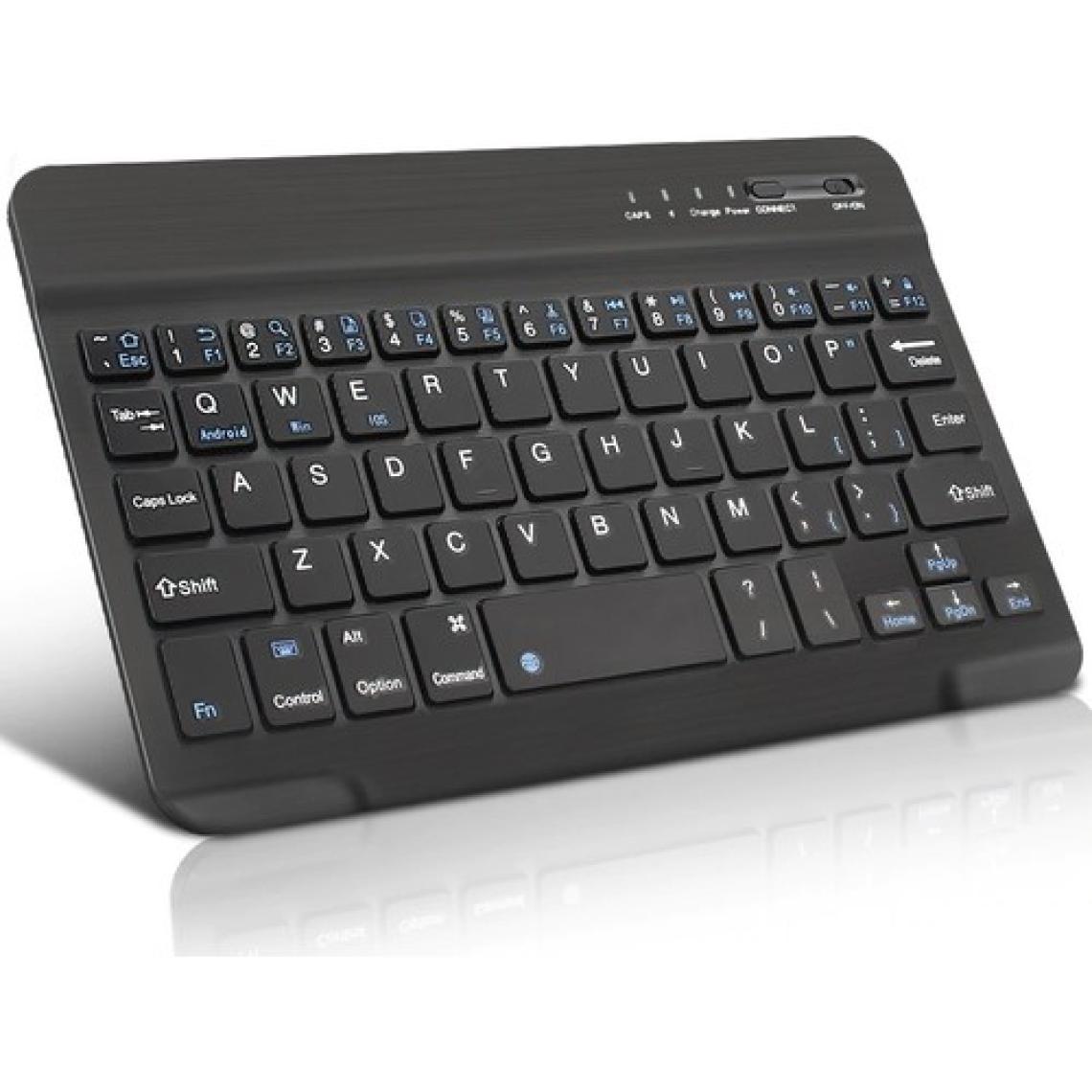 TriLine Mini Bluetooth Kablosuz Şarjlı Pilli Slim Rubber Klavye