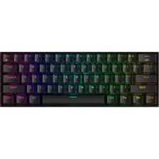 Redragon K530 Pro Draconic Türkçe Q 60% Kompakt Kablosuz - Bluetooth 2.4g Brown Switch Mekanik Siyah Klavye