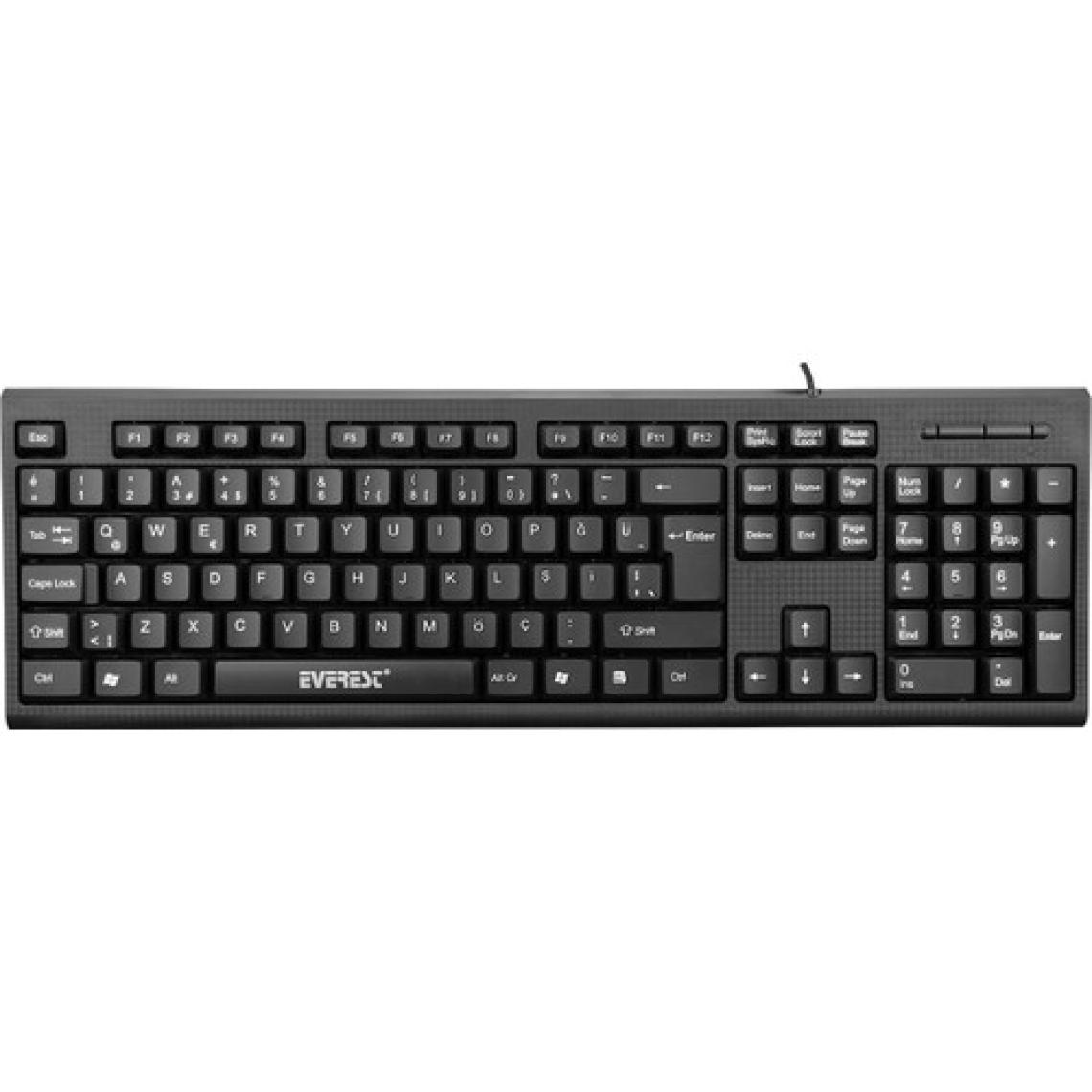 Everest Kb-871U Q Usb Siyah Standart Klavye