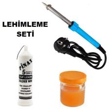 Profesyonel Lehimleme Seti  ( Bay-Tec 40W Havya + Tüp Lehim + Lehim Pastası)