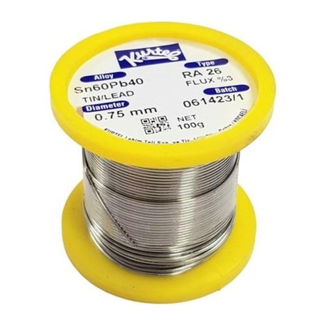 Kurtel 0.75 mm 100 Gram Lehim Teli SN60PB40