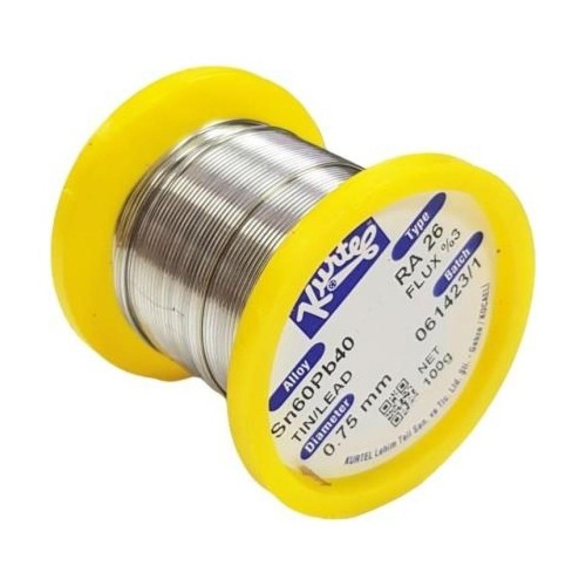 Kurtel 0.75 mm 100 Gram Lehim Teli SN60PB40