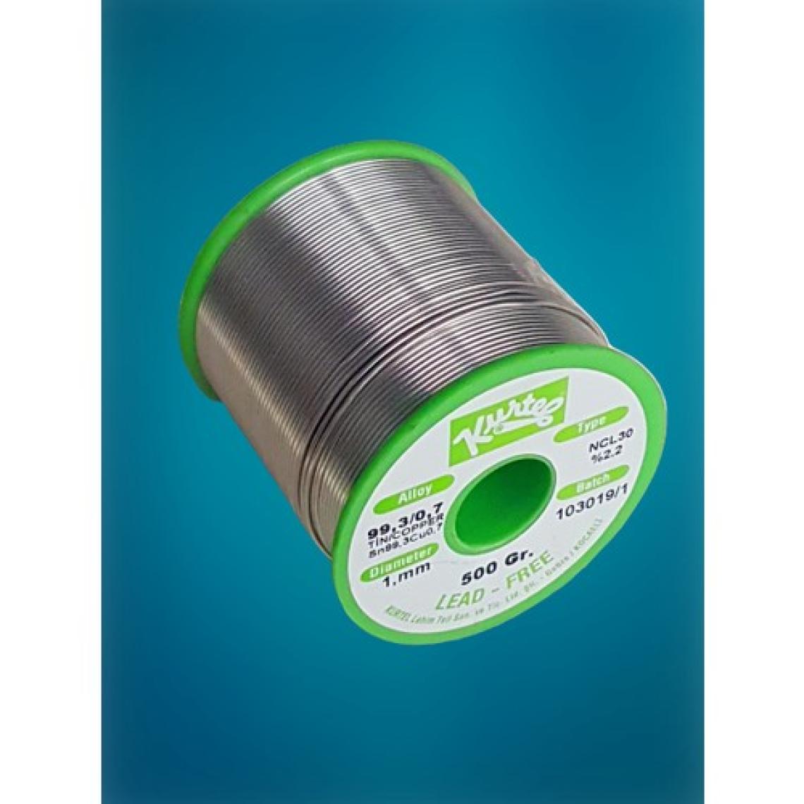 Kurtel Kurşunsuz Lehim Teli No Clean SN99,3CU0,7 NCL30