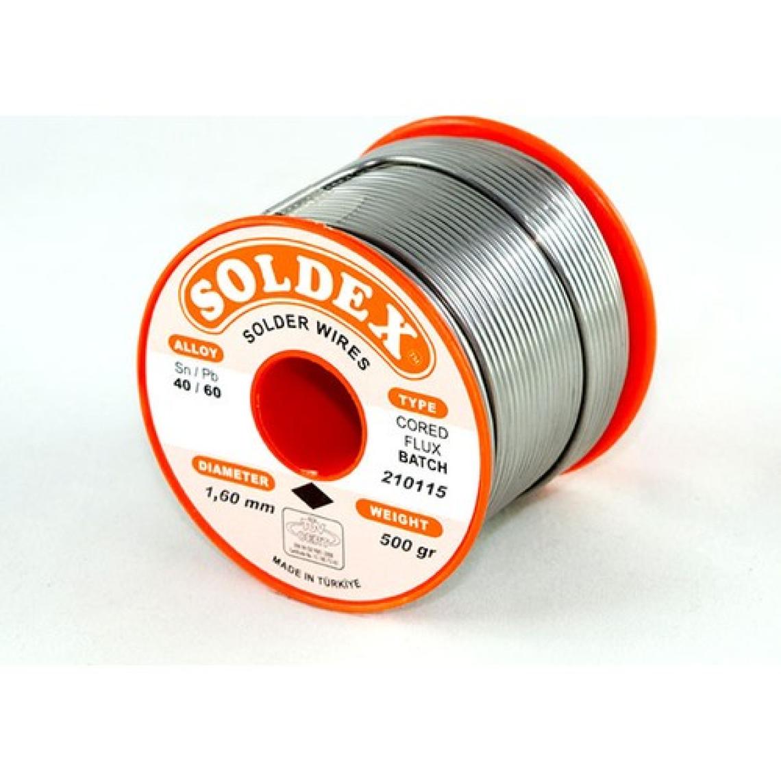 Soldex 40-60 Lehim Teli 200 Gr 1.6 mm