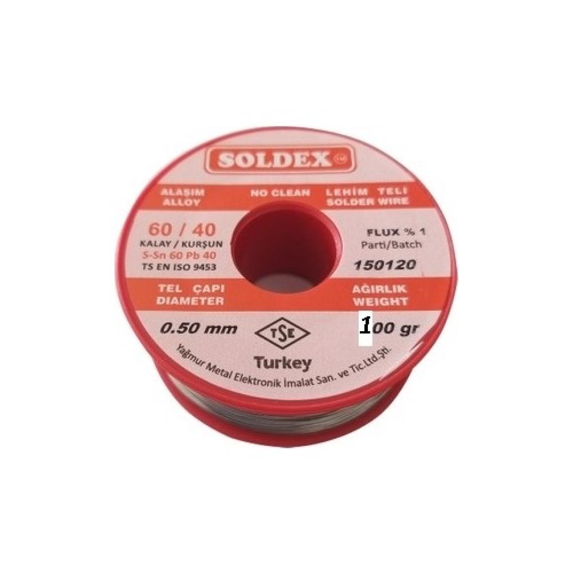 Soldex 0,5 mm 100 gr Lehim Atma Teli