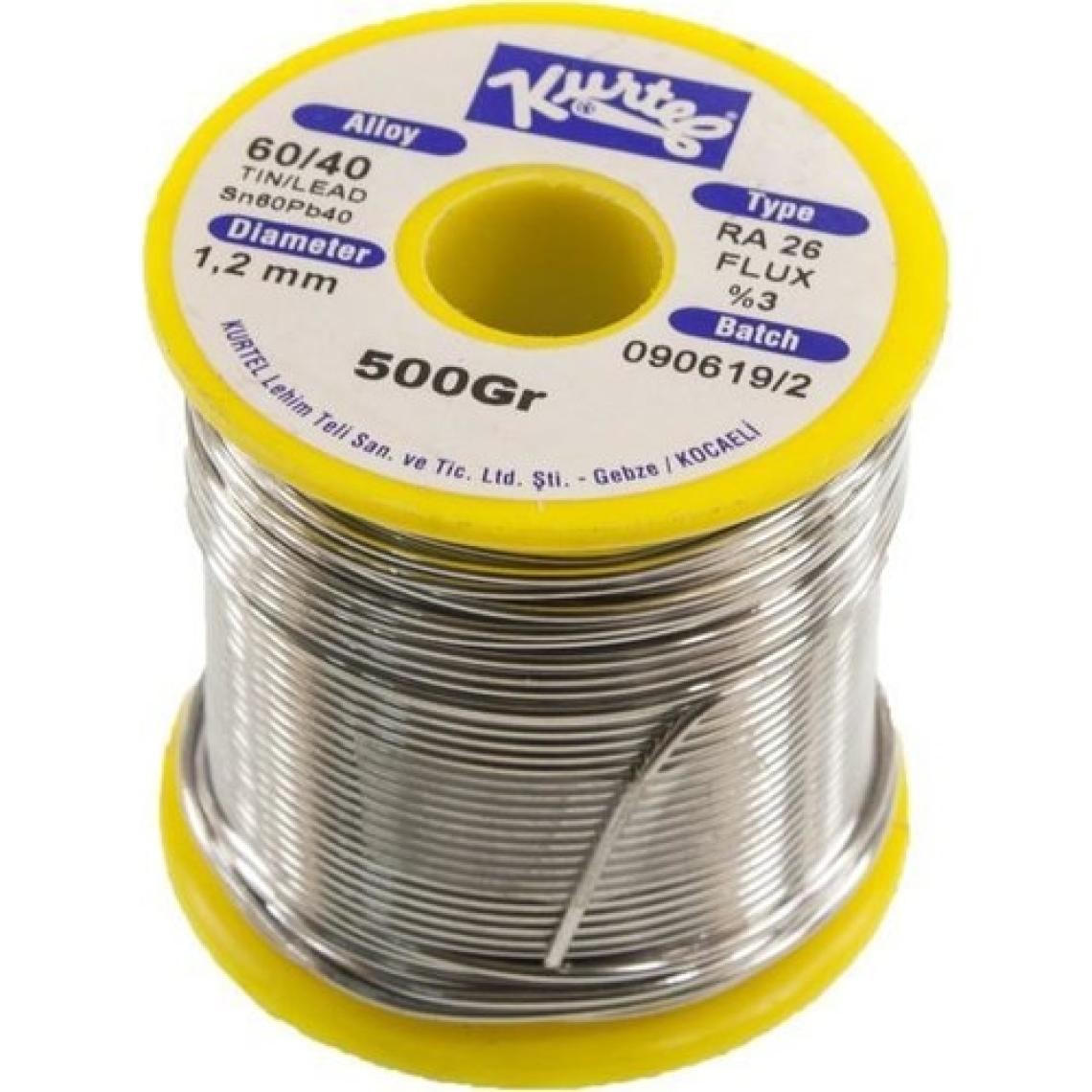 Kurtel 1.2mm 500GR Lehim Teli (%60 Kalay / %40 Kurşun)
