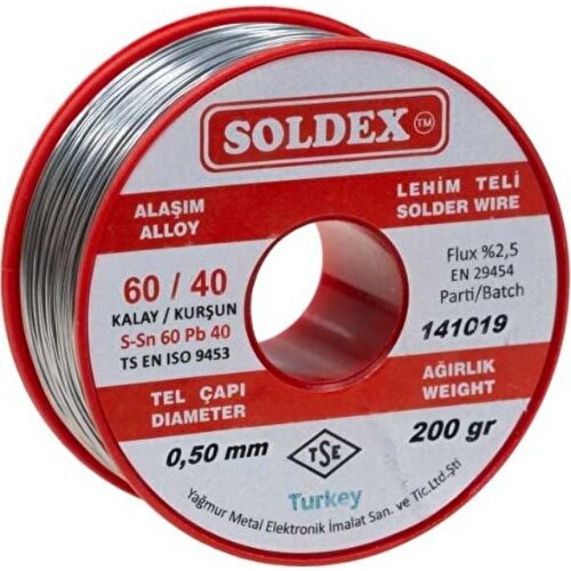 Soldex 0,5 mm 200 gr Lehim Atma Teli