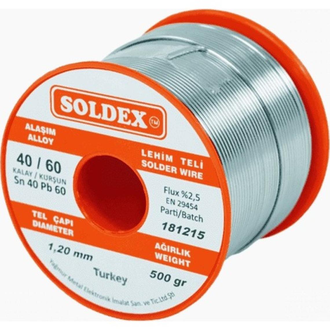 Soldex 40/60 Lehim Teli 500GR 1.20MM