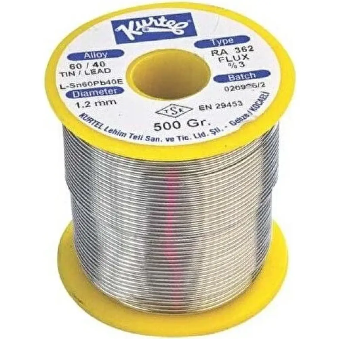Kurtel 500 gr Lehim Teli 1,2 mm