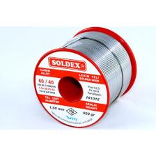 Soldex 60-40 Lehim Teli 500 gr 3 mm - Sn:60 / Pb:40